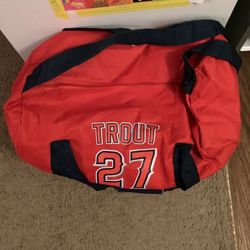 Mike Trout SGA Angels Stadium Giveaway Duffle Bag