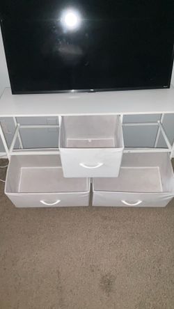 Fabric Storage Dresser and TV stand