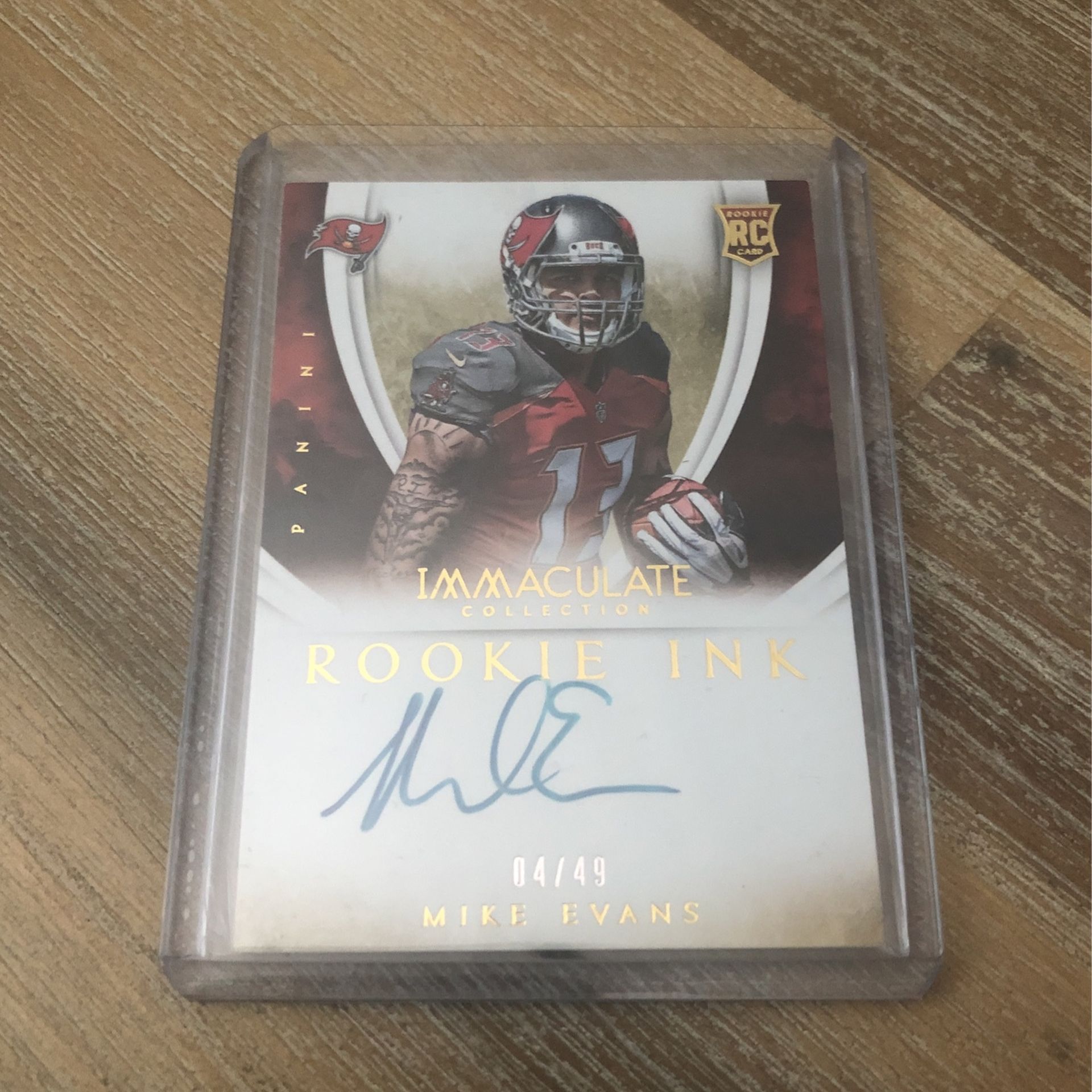 Mike Evans Rookie Auto Card