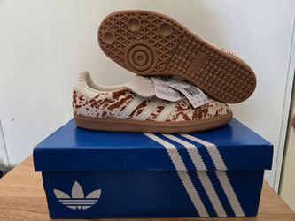 Adidas Brown Cowprint Sambas
