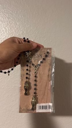 Hades Beaded Rosary Style Necklace