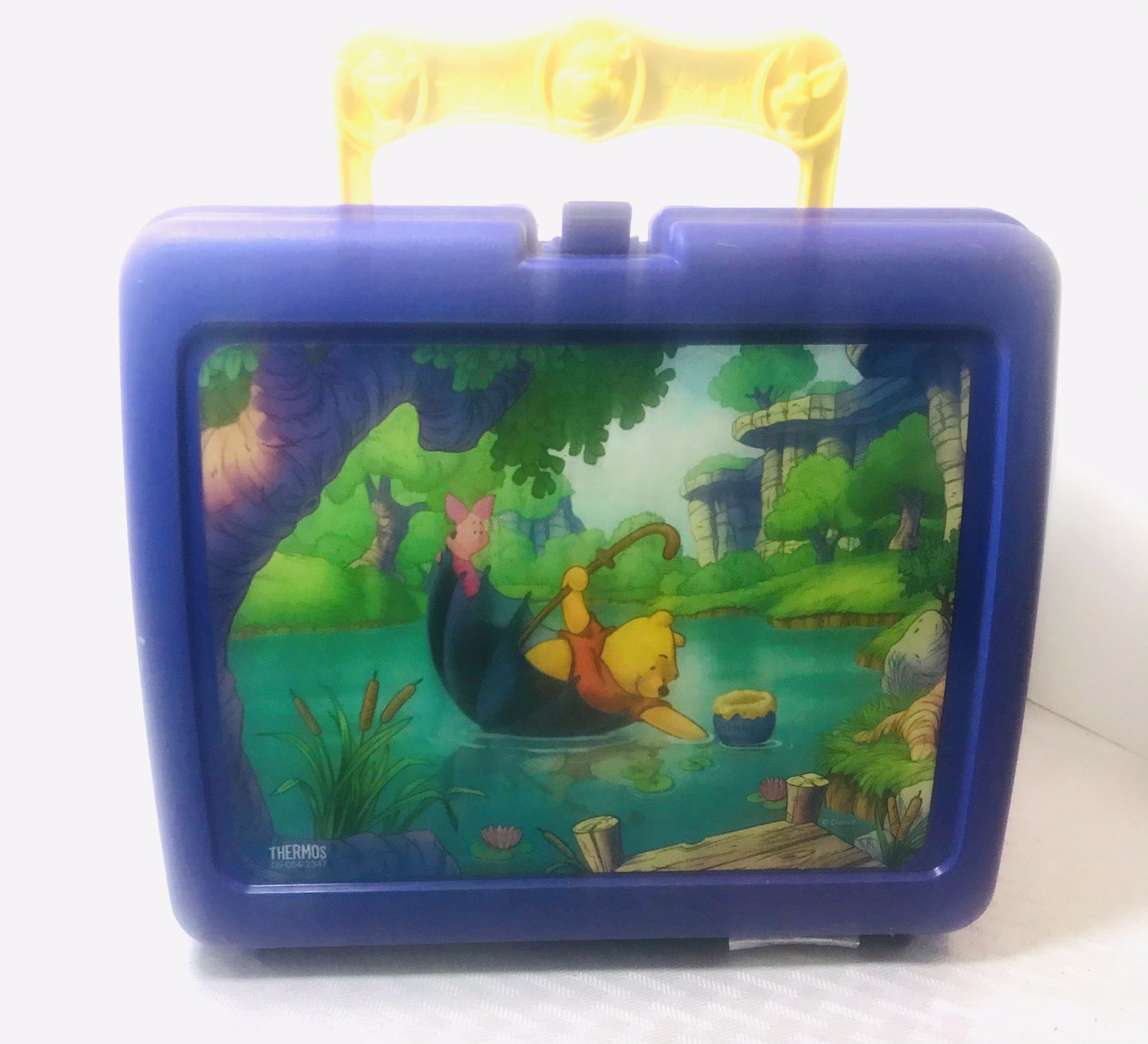 Vintage Thermos Disney Winnie the Pooh & Piglet Plastic Lunch Box