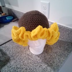 Sunflower Ruffle Hat