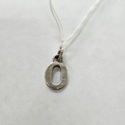 Silver "O" Charm