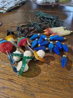 Vintage Christmas Light Bulbs