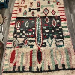 Moroccan area rug