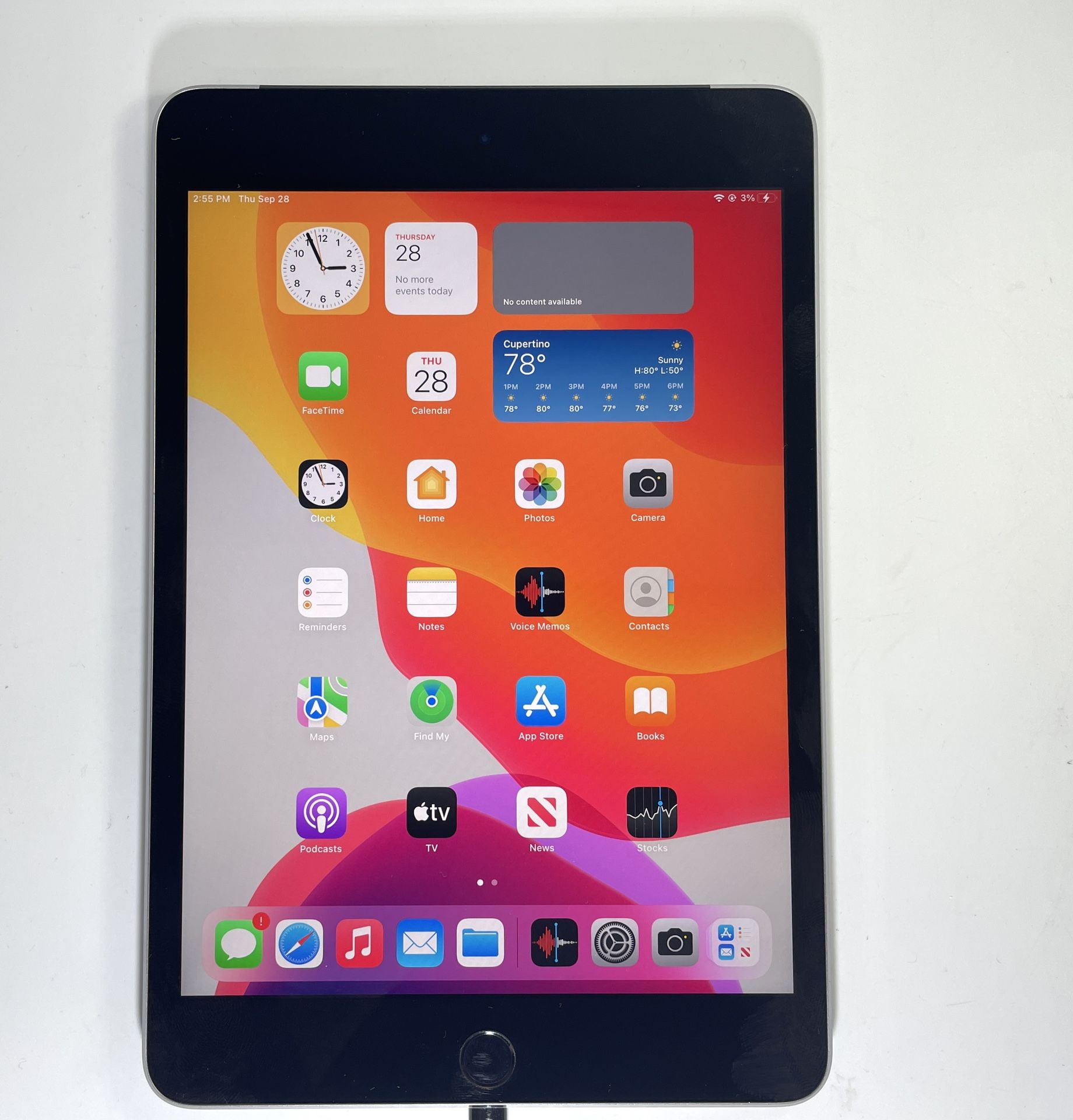 Apple iPad Mini 4 64GB Cellular LTE Unlocked 7.9” Display Fully Functional