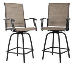Patio Bar Stools Set Of 2