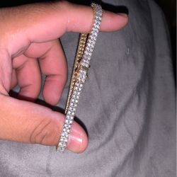 2.5 Ct Diamond 10k Bracelet 