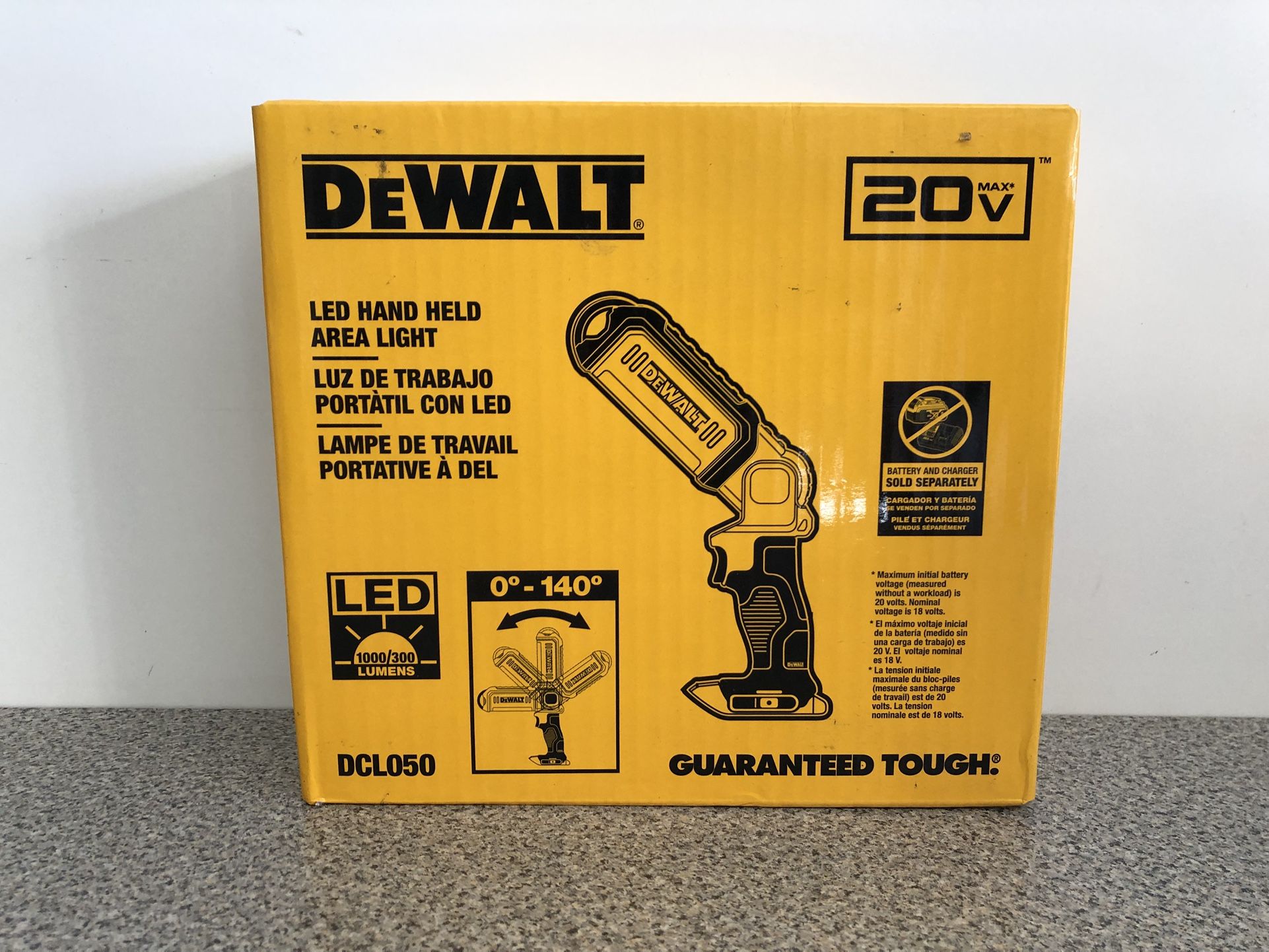 DeWalt 20 Volt Flashlight Brand New 