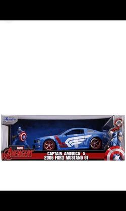Jada Marvel Avengers Captain America 2006 Ford Mustang GT