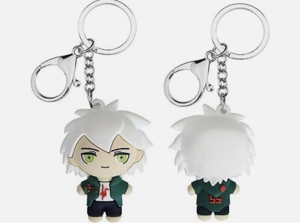 3D Nagito Komaeda Keychain Anime Collectible Figure Toys Keyring