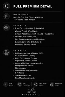 Interior and exterior washes