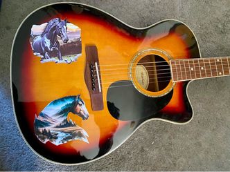 Mitchell electric acoustic guitar