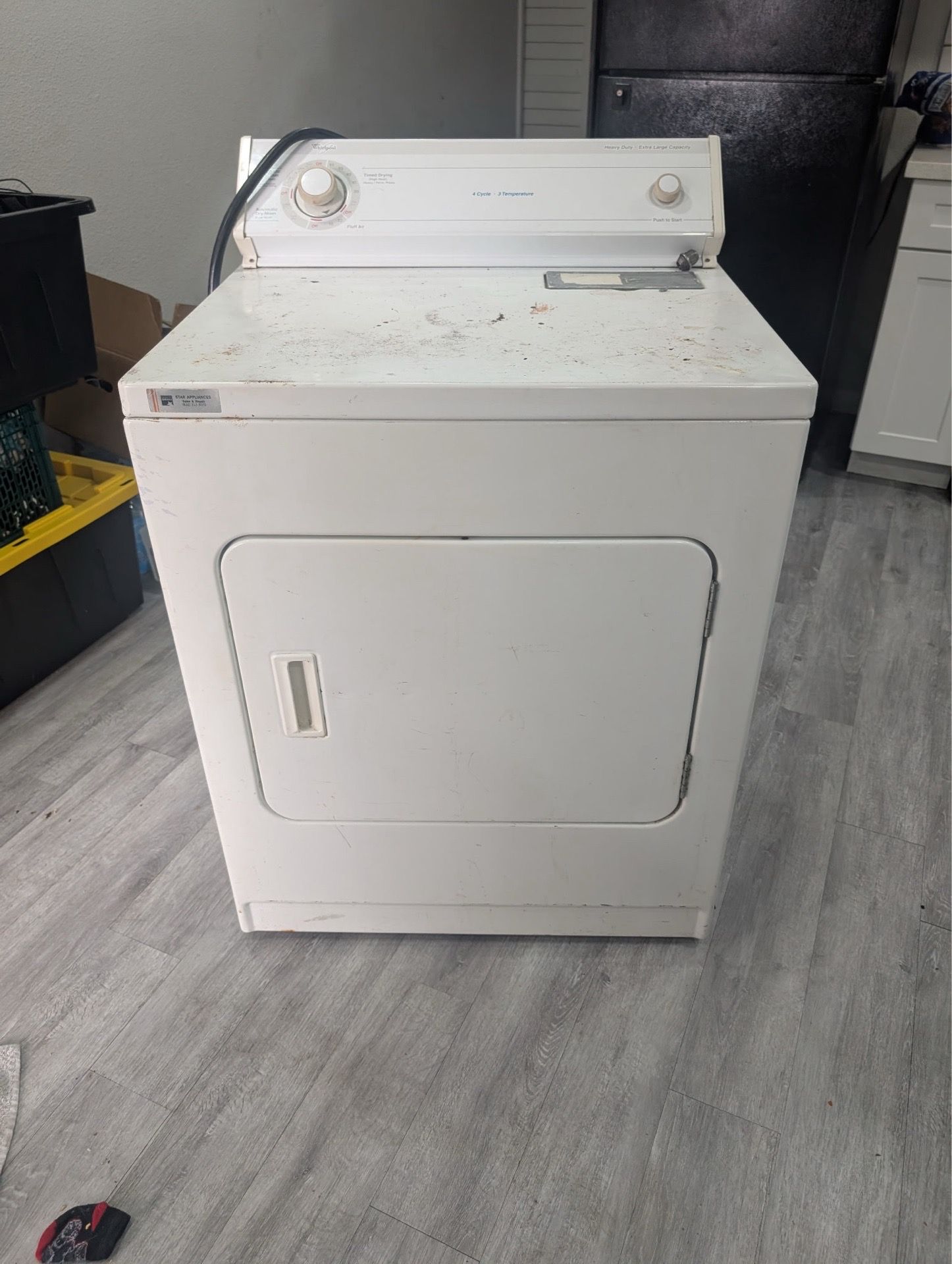 Whirlpool dryer