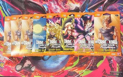 Dragon Ball Super Card Game Fusion World ST01 Booster Packs x7