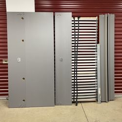 MALM King Bed Frame Gray Stained