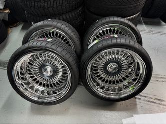 20x11 polished wheels 5lug universal