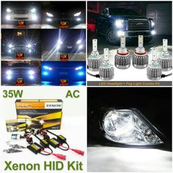 Led headlight bulb kit and hid headlight conversion- any ride Milan fusion ford Lincoln gmc f150 mark lt chevy Tahoe SilverAdo yukon gmc sierra