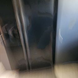Kenmore side by side black refrigerator - MUST GO