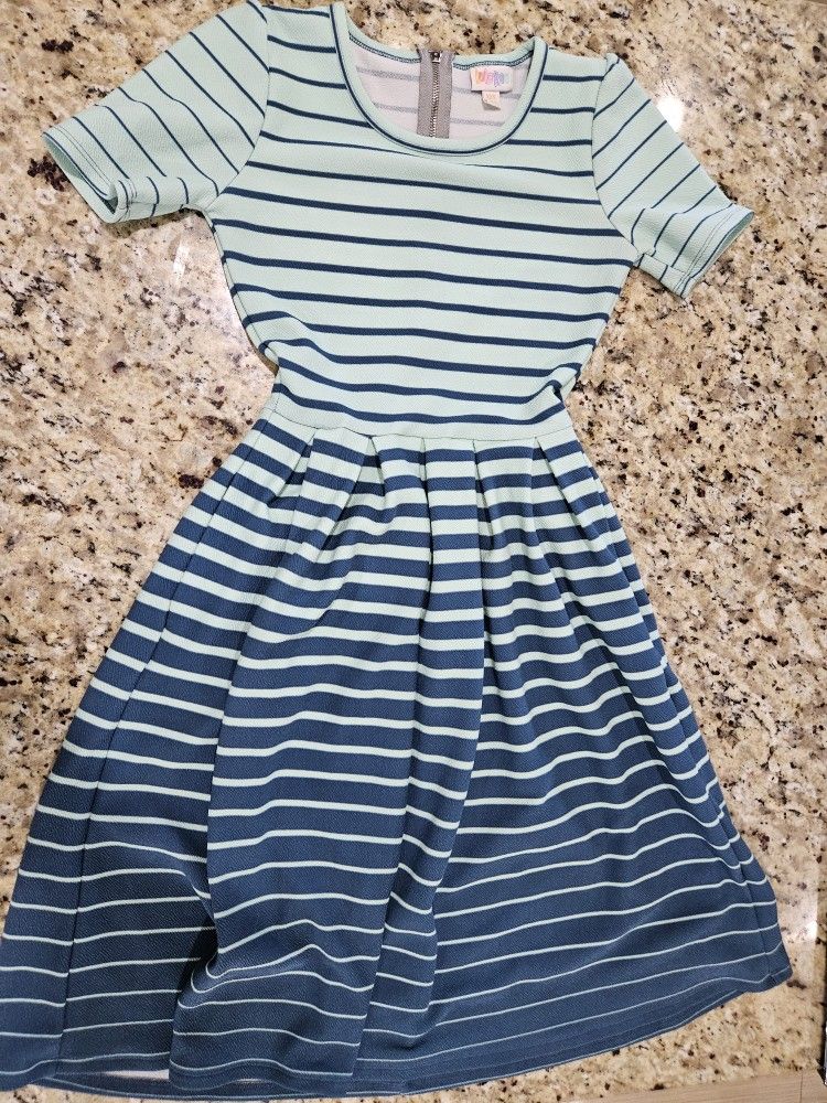 Lularoe Dress With Zipper Back
