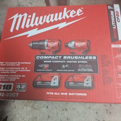 Milwaukee M18 Impact Drill Driver Combo Kit