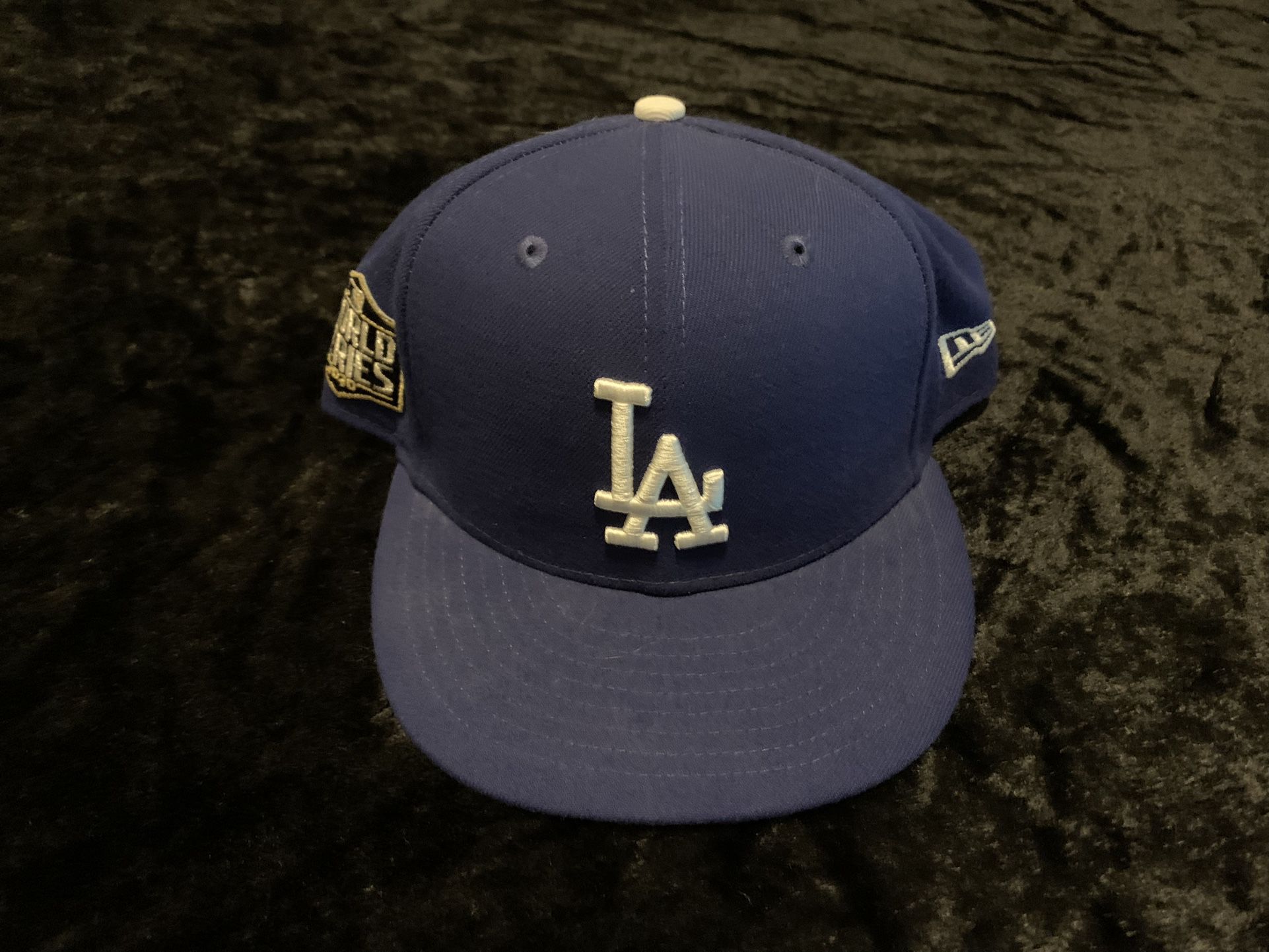Los Angeles Dodgers 2020 Postseason World Series Championship 7 3/8 Fitted Hat