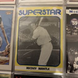 10 Vintage Mickey Mantle Baseball Cards