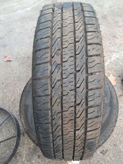 235...70....16. Like New. Tires Used One Week