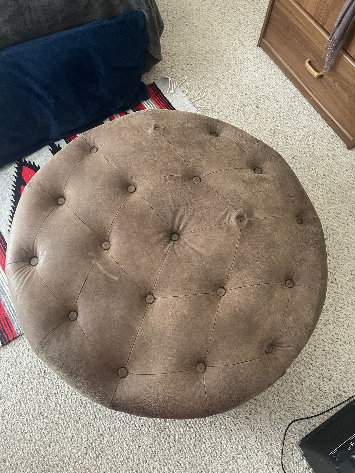 Brown Ottoman 