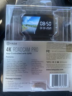 Yada 4K RoadCam Pro App-Controlled-BT58189 - Yada Auto Electronics