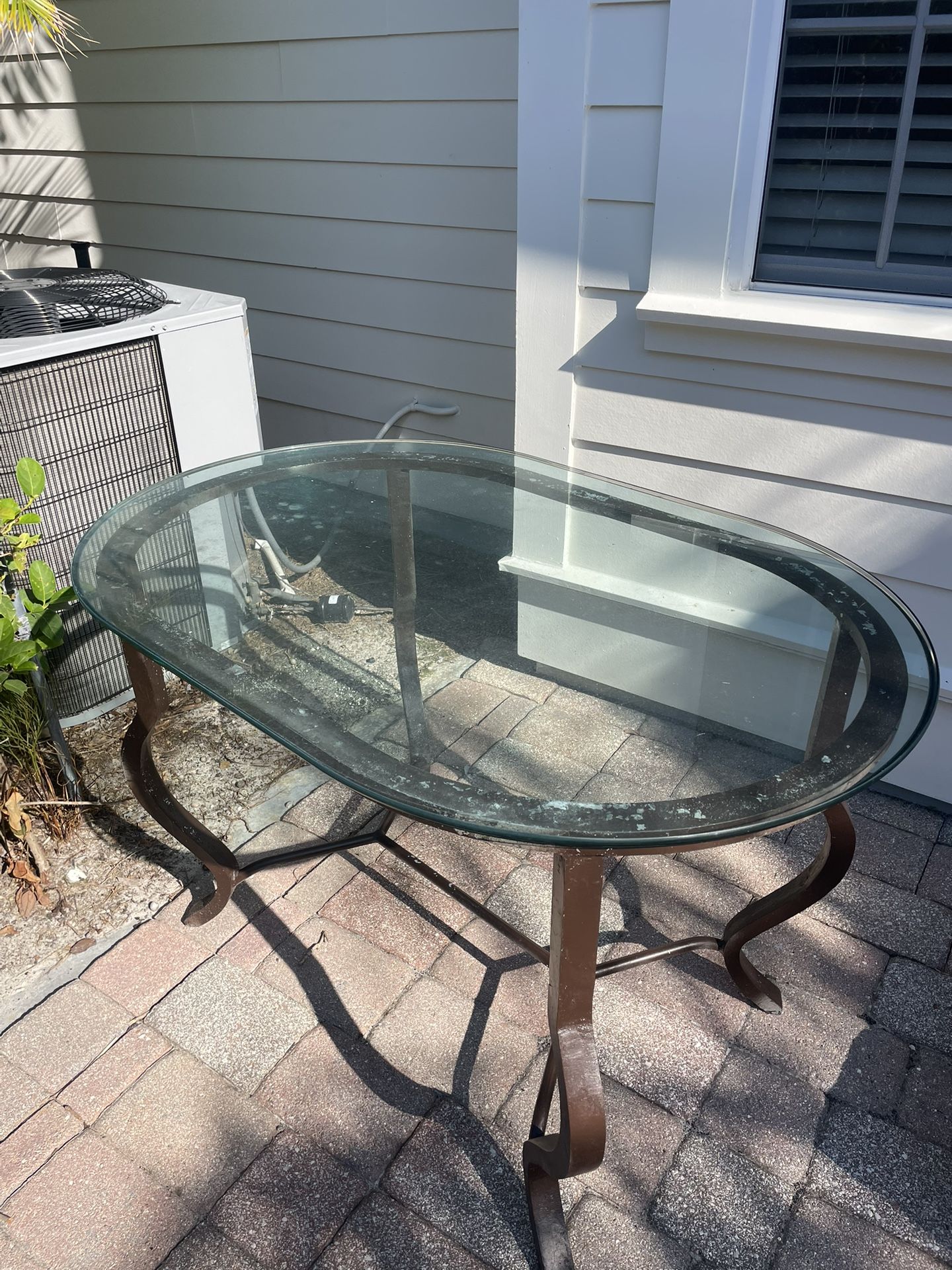 glass table