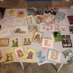 Bundle Of Vintage THANK YOU and Blank Cards