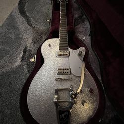Gretsch G6129 Players Edition Duo Jet - Silver Sparkle