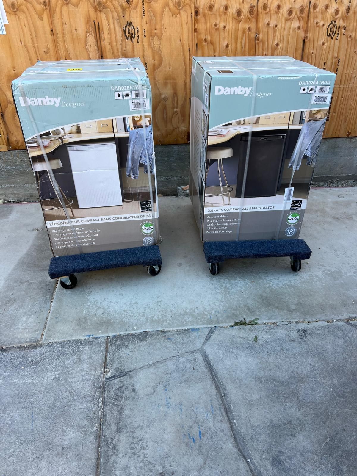 2 New Danby Mini Fridge $150 Each