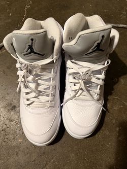 Air Jordan 5 Retro White Metallic