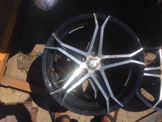 FORTE 5 x 4.25 x 17". Aluminum custom wheels set of four.