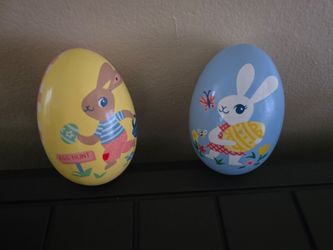Wooden easter Egg decor