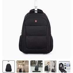 OIWAS rolling backpack carryon backpack With Wheels.