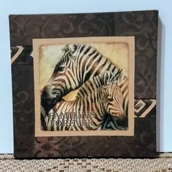 Used animal print Safari picture 12X12