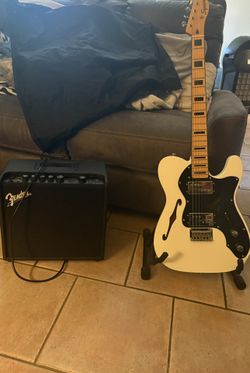 Squier Classic Vibe '70s Telecaster Thinline With Fender Mustang LT25