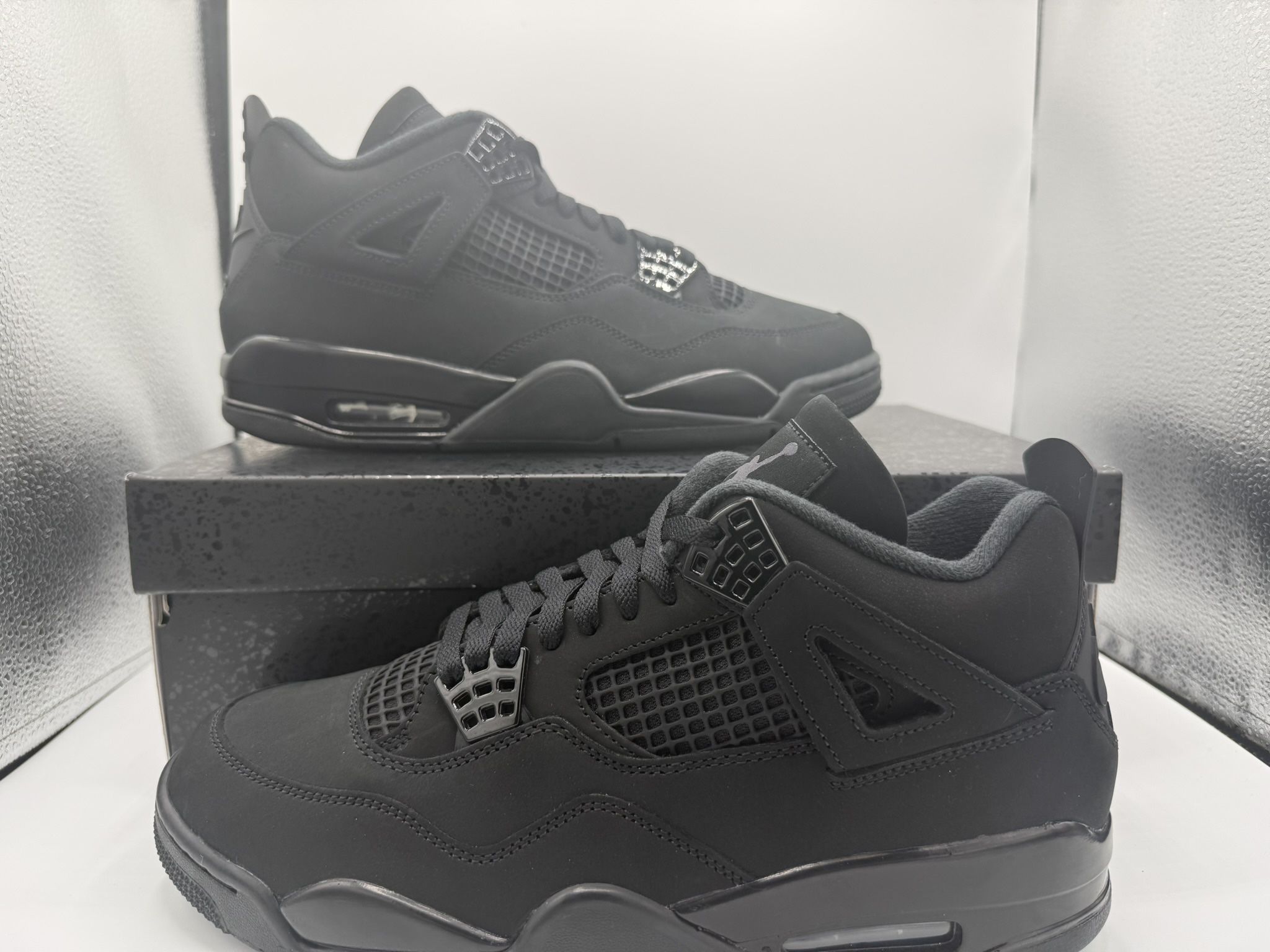 Air Jordan 4 Retro Black Cat 2025 FV5029-010 Black/Graphite Sz 10.5