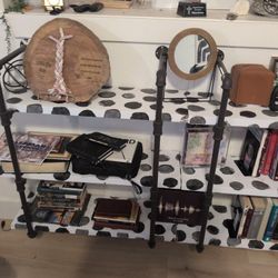 Industrial Style Floating Bookshelf