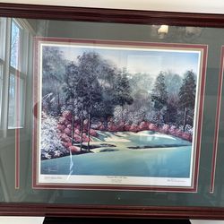 Bill Pendergrass framed Augusta Print