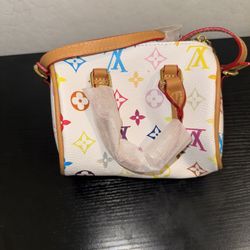 LV color letter bag