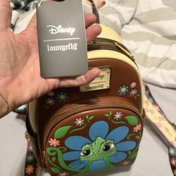 Loungefly Rapunzel Pascal Backpack 