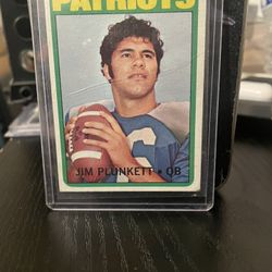 Jim Plunkett 1972 Topps Football Rookie Card 