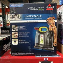 Bissell Little Green Premier Pet Portable Carpet & Upholstery Cleaner Brand New In Box