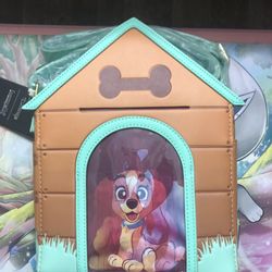 Loungefly Disney “I Heart Disney Dogs” Figural Triple Lenticular Crossbody Bag