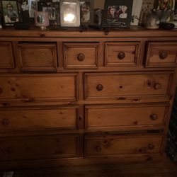Dresser with mirror